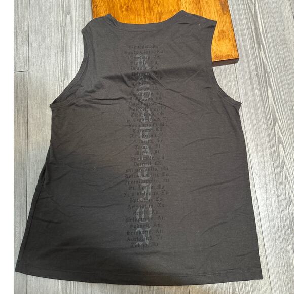 TAYLOR SWIFT Reputation Tour Snake Tank Top Small Dark Gray Crewneck - Picture 3 of 4